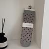 Autumn and Winter Polka Dot Boneless Socks, Mid-calf Socks, Versatile Casual Socks, Soft Cotton Socks