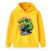 Kids Unisex Pullover Hoodie, Cool Super Hero Green Hulking Print Casual Sweatshirt for Boys Girls, Comfortable Warm Outerwear for Daily Wear