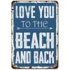 Tin Sign Art Metal Wall Decor 20x30cm Retro Vintage Painting