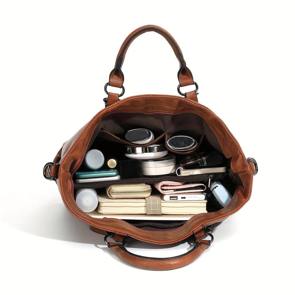 Moda klasyczna skórzana torebka damska w stylu vintage torba listonoszka do pracy na ramię torba na ramię torba na komputer torba podróżna