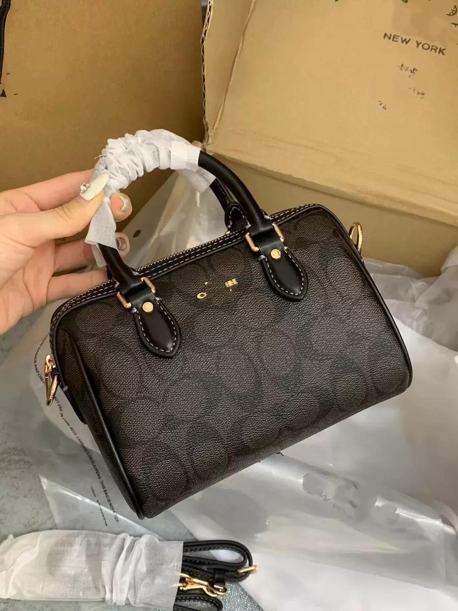 

C-Home Retro Floral Mini Crossbody Boston Shoulder Bag 17L x 12H x 10W