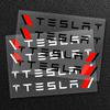 Car Sticker Tesla 4pcs Car Door Handle Stickers Body Vinyl Stickers Decals Accessories for Tesla 3 S X Y Roadster WYE