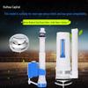 Toilet Fill and Flush Valve Set with Electroplated Button