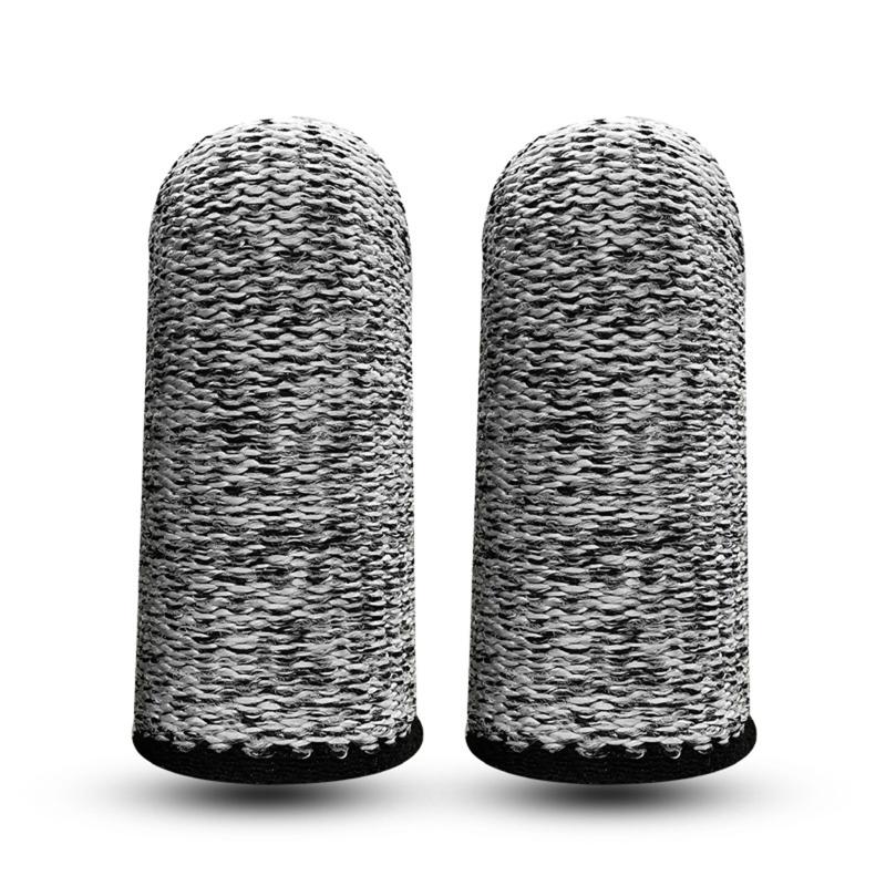 Finger Cots Cut Resistant Protector Breathable Finger Sleeves Thumb Protector Fingertips Protective for Work 10PCS