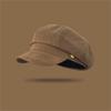 Autumn and winter high quality British style beret children fashion casual big head circumference octagonal hat retro temperament painter hat