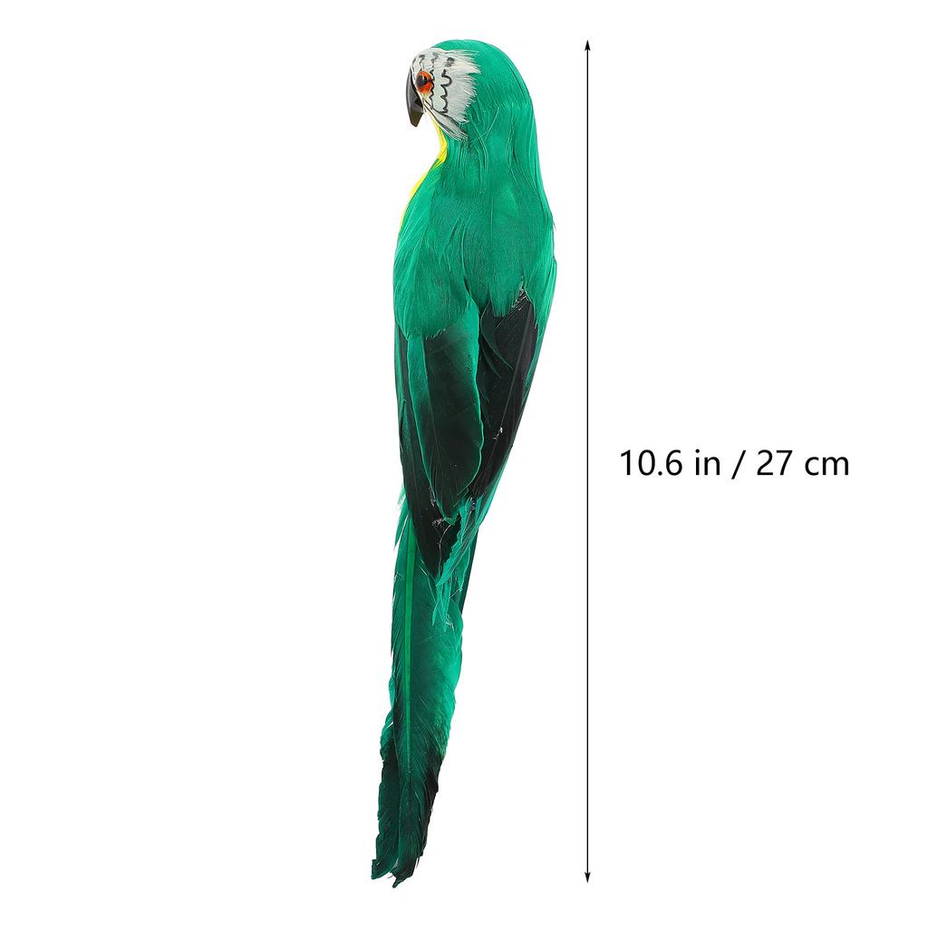1Pcs Artificial Macaw Bird Decoration Delicate Durable Home Garden Wedding Scene Photo Prop Artificial Bird