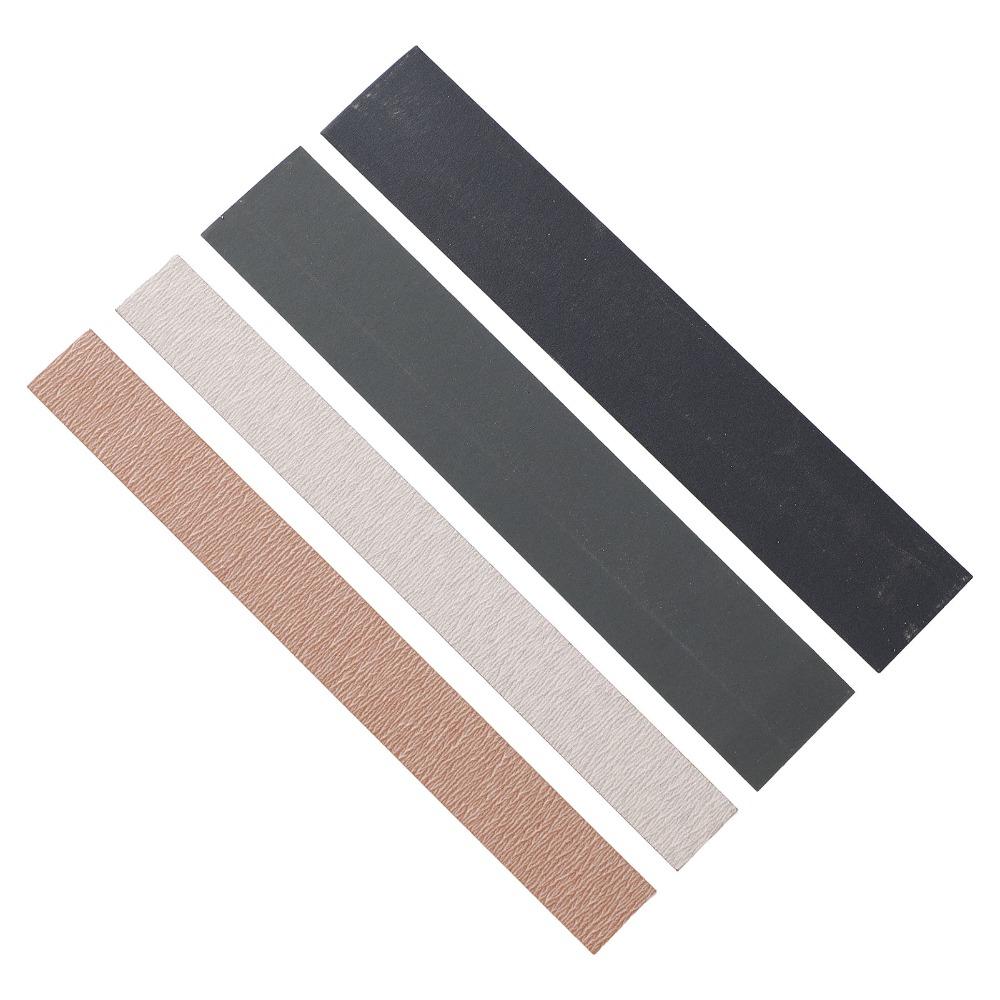 4PCS 15CM(5.91in) Length Fret Sanding Tool Sandpaper Color Luthier Sanding Tool For Guitarists