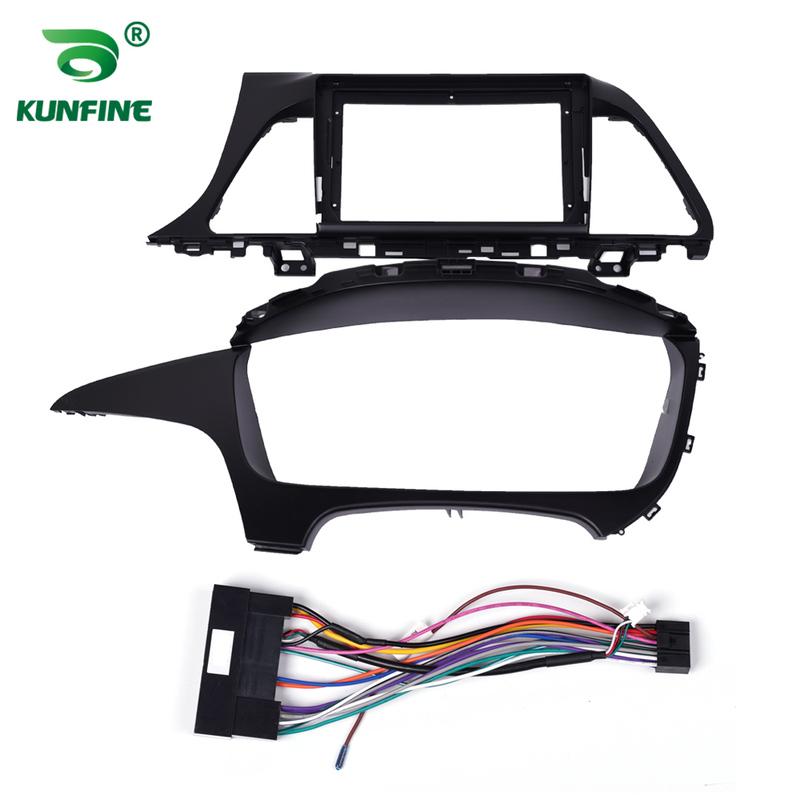 Car GPS Navigation Stereo For Hyundai Sonata 2015 2016 2017 Radio Fascias Panel Frame Fit 2Din 9 Inch In Dash Headunit Screen