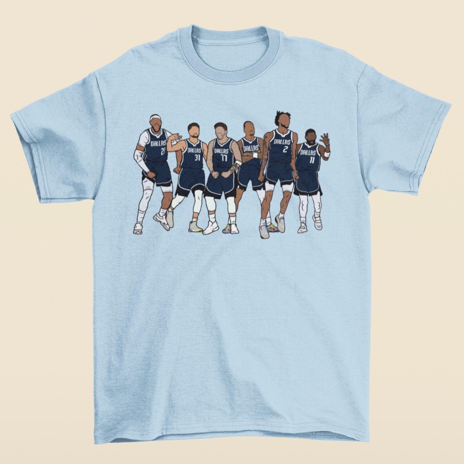 Gafford Klay Thompson Luka PJ Lively Kyrie Dallas T-shirt M
