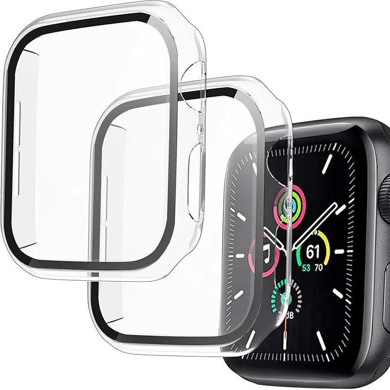 

«Защитный чехол для Apple Watch Ultra8»: Жесткий корпус из ПК с закаленной пленкой, защита от падений, матовое покрытие. 42mm (123 generation bare shell) серебряный