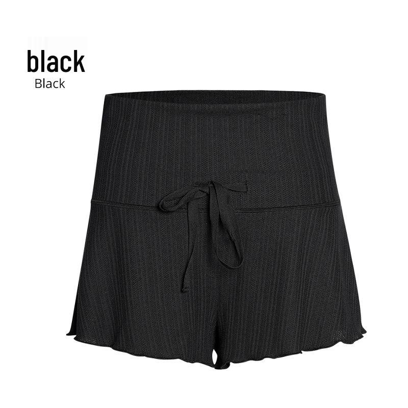 Women's High Waist Dance Shorts - 2025 New Style, Elastic Black Slimming Practice Pants