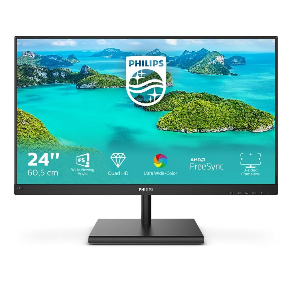 Monitor Philips 245E1S/00 23.8" LCD 2K ULTRA HD 23.8" 75 Hz