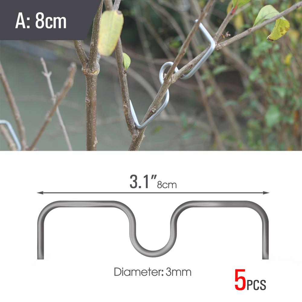 

8/10/13/18 см Металлический держатель для веток, держатель для фруктовых деревьев, машина для подвязывания, финализатор для инструмента для поддержки растений, садовые принадлежности