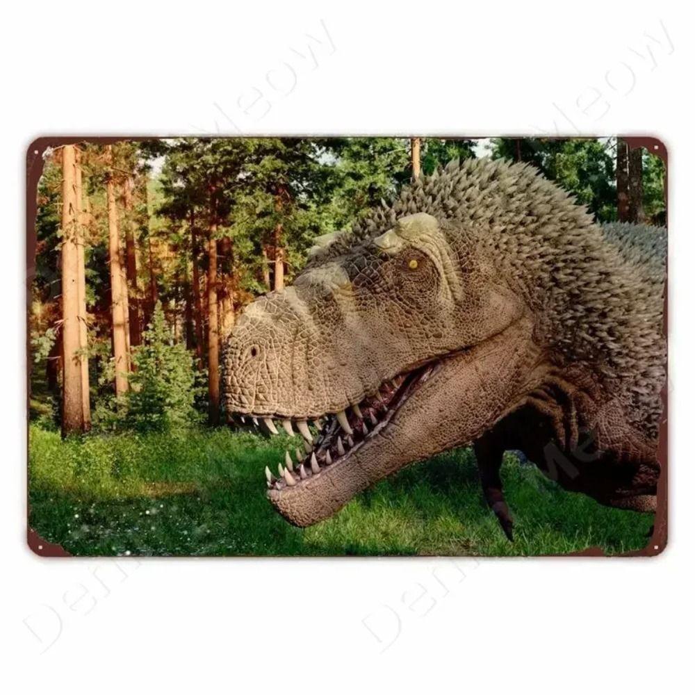 Dinosaur Retro Metal Tin Sign Wall Decor 20x30cm