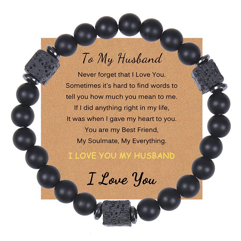 JYL TS Bracelet Birthday Gift  Carded Beaded Celebrates Life & Abundant Blessings