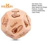 Date Night Food Decision Dice - 12-sided, Enhance Relationship, Wooden Romantic Dinner Graphics Food Dice Decider