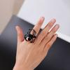 Spider Opening Female Niche Design High-end Cold Style Fashionable Opening Ring Trendy and Cool New Ring