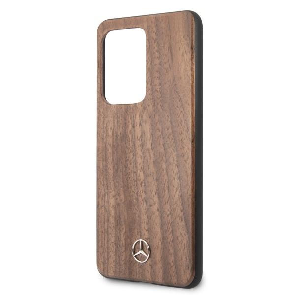 Etui do Samsung Galaxy S20 Ultra Mercedes Wood Line Orzechowe