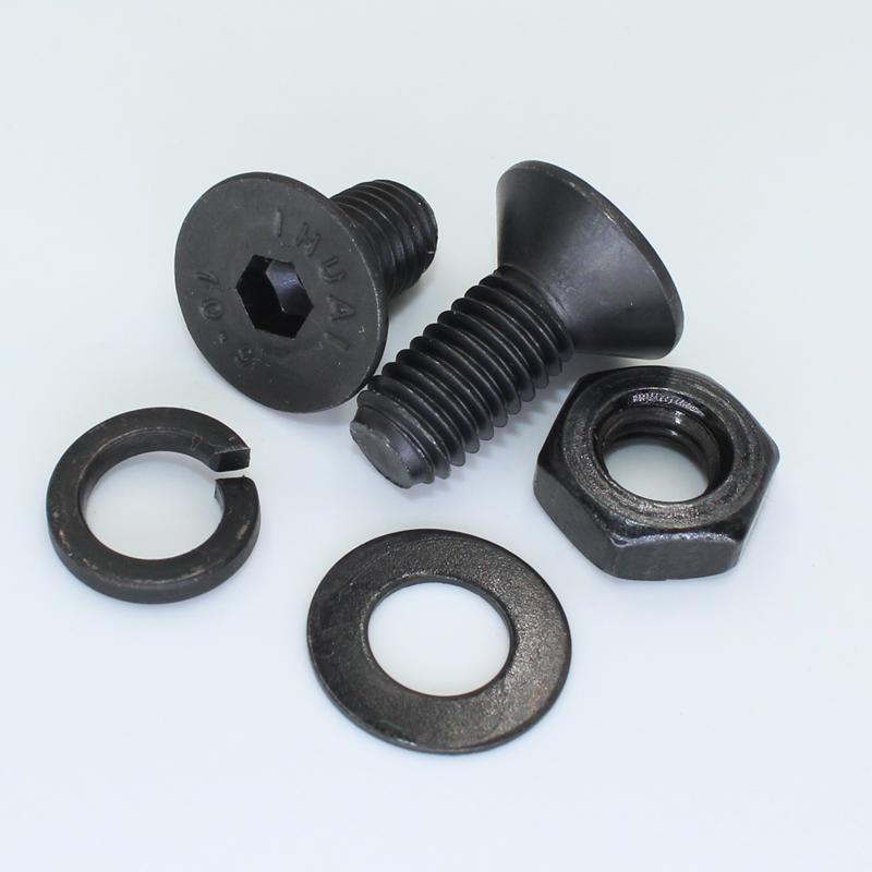 3045P Hex Hexagon Socket Countersunk Head Screw M2- M8 Carbon Steel Flat Head Bolt and Nut Washer Screws 10.9 Grade Alloy Steel