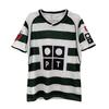 Vintage fotbalový dres Sporting Lisabon FC s krátkým rukávem pro muže, z bambusového vlákna, velikosti S-XXL