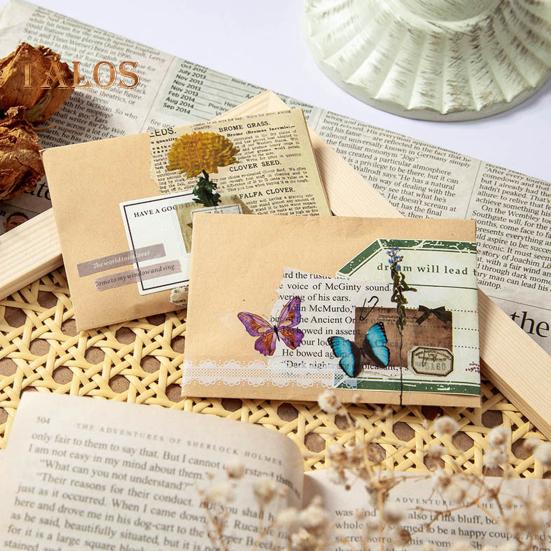 

1 комплект цветочных наклеек для скрапбукинга, набор крепких клейких винтажных цветочных тематических наклеек для ведения журнала «сделай сам» B