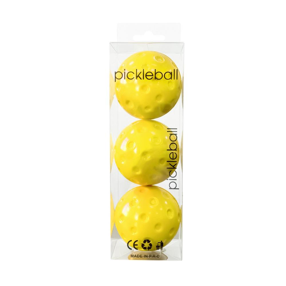 3PCS Multicolor Quiet Pickleballs 74mm Pickleball Balls Foam Pickle Ball  Sport Supplies