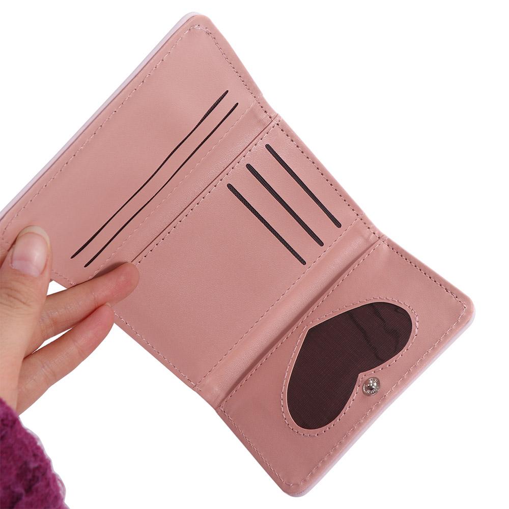 Picnic Multi-card Position Wallet Spring Rabbit Bear Purse Bag Sweet Three Fold Wallet  Daily