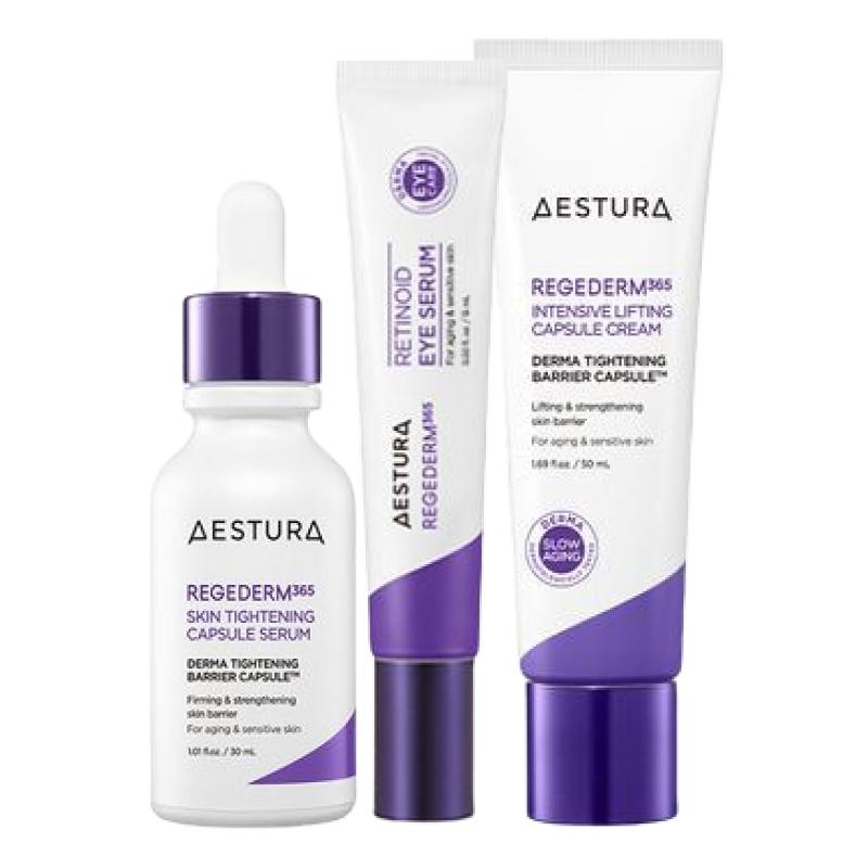 AESTURA Rejederm365 Pore Firming Skincare Set (Capsule Serum 30ml + Eye Serum 15ml + Capsule Cream 50ml)