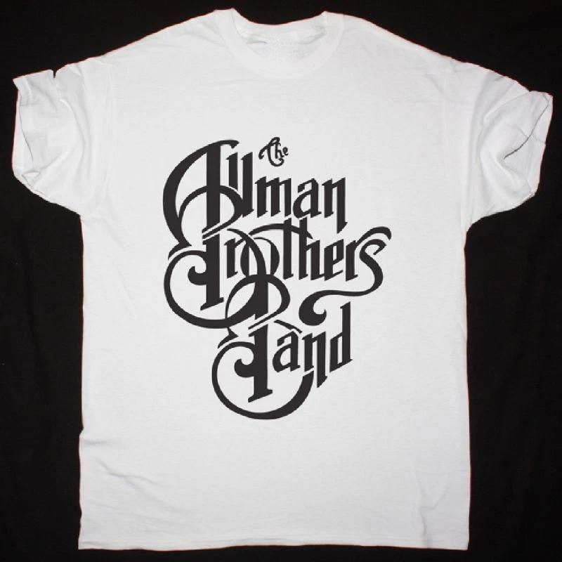 Vtg The Allman Brothers Band Bavlněná Bílá Plná Velikost Pánské Dámské Tričko US106