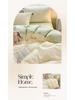 Solid Color Brushed Double Duvet Cover & Pillowcase Bedding Set - 90gsm, 3-Piece