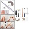 Jewelry Making Tool Jewelers Measuring Stick Mandrel Ring Sizer Gauge Set