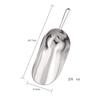 Commercial Grade Quality Kitchen Aluminum Multi Purpose Food Scoop Bartender's Ice Scoop