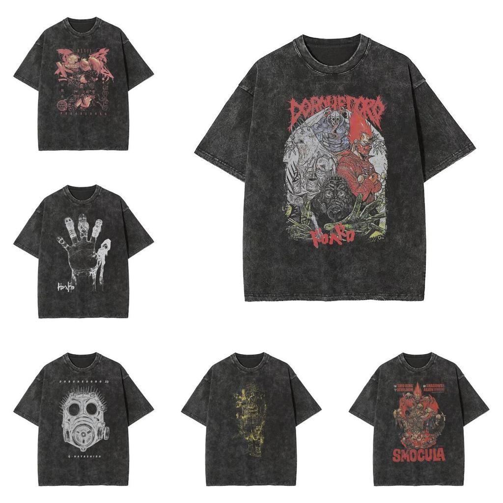 Cartoon Dorohedoro T Shirt For Teens Boys Cotton Short Sleeve Casual Fashion
