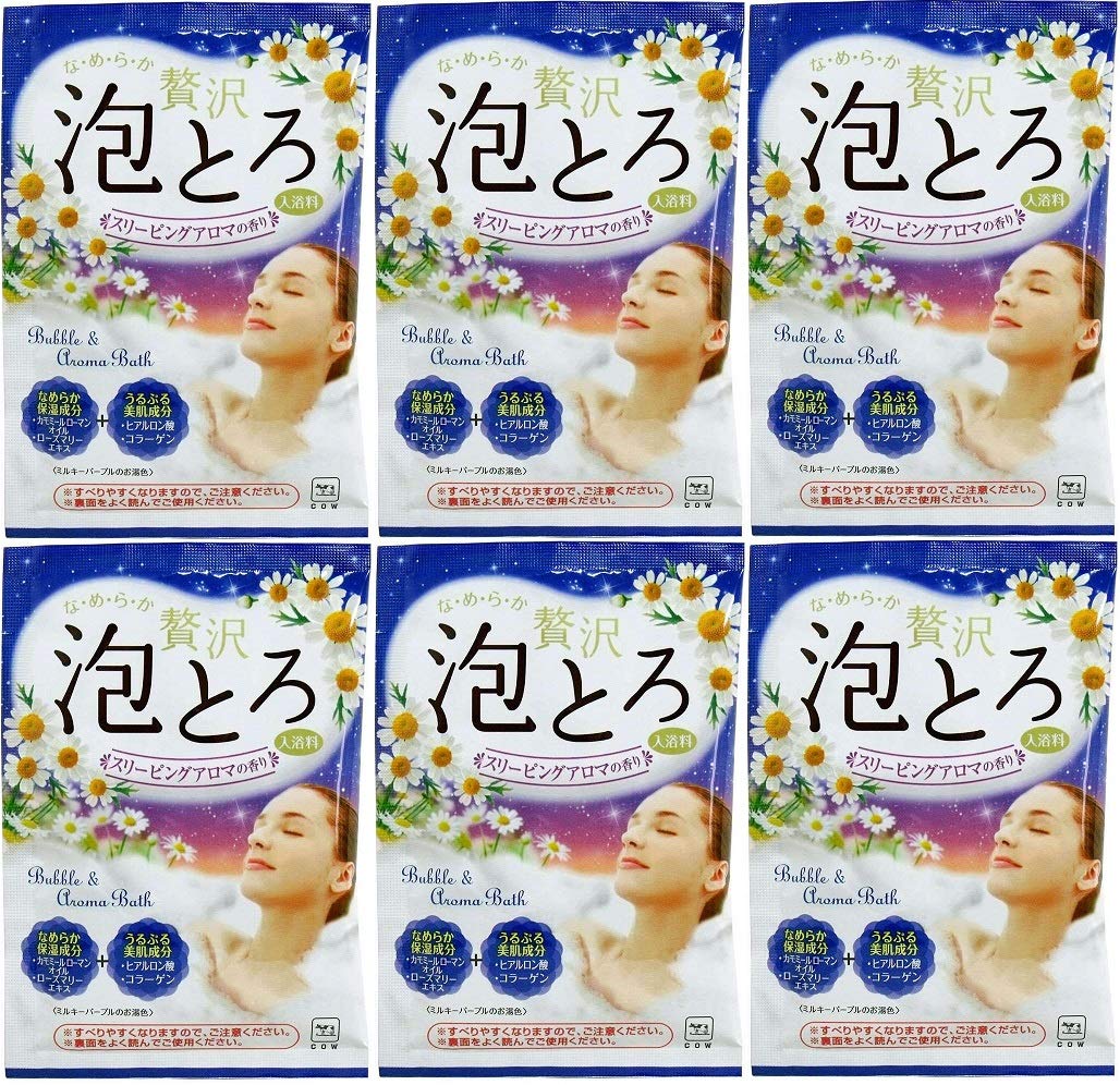 

Молочное мыло Kyoshinsha Oyu Monogatari Luxury Awa Toro Bath Fee Sleeping Aroma Fragrance 30 г x 6 шт. [Оптовая закупка]