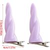 Anime Haarspange Horn Halloween Horn Flache Spange Halloween Haarnadel Tier Elegant Haarspange für Cosplay