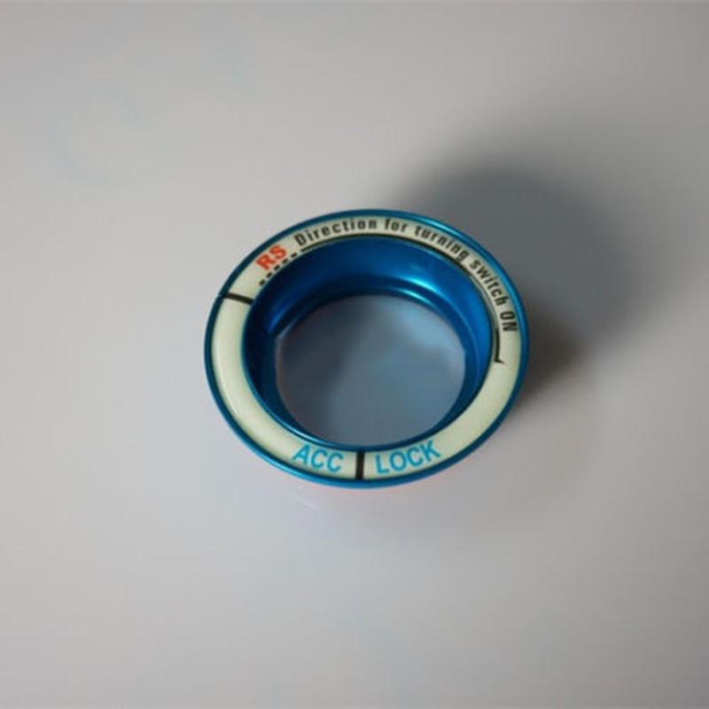 

1~5 шт. светящийся брелок для ключей зажигания Ralliart прочный универсальный для Ford второго поколения украшение для модификации замочной скважины s