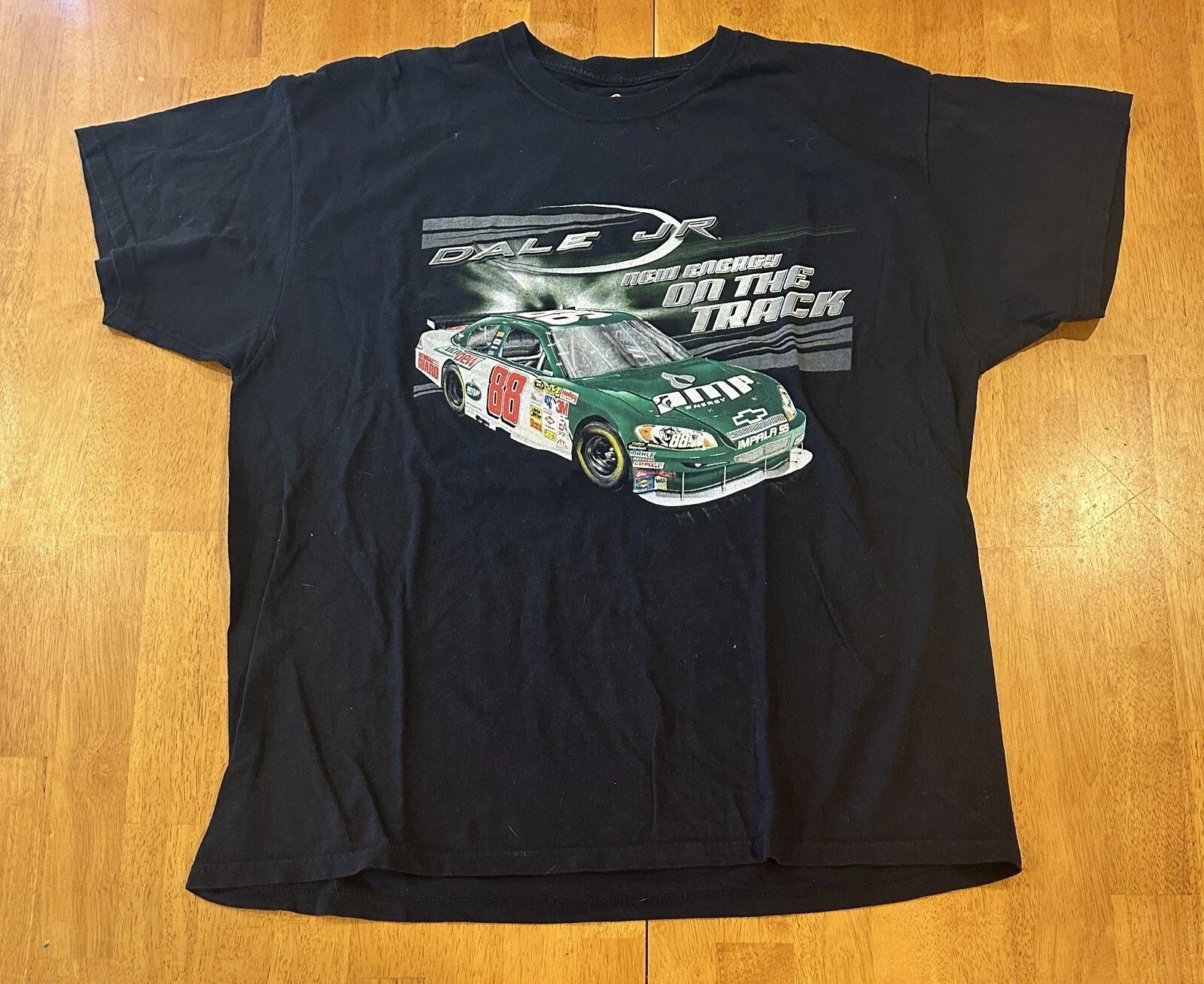 Dale Earnhardt Jr. On The Track NASCAR T Shirt 2XL #88 M