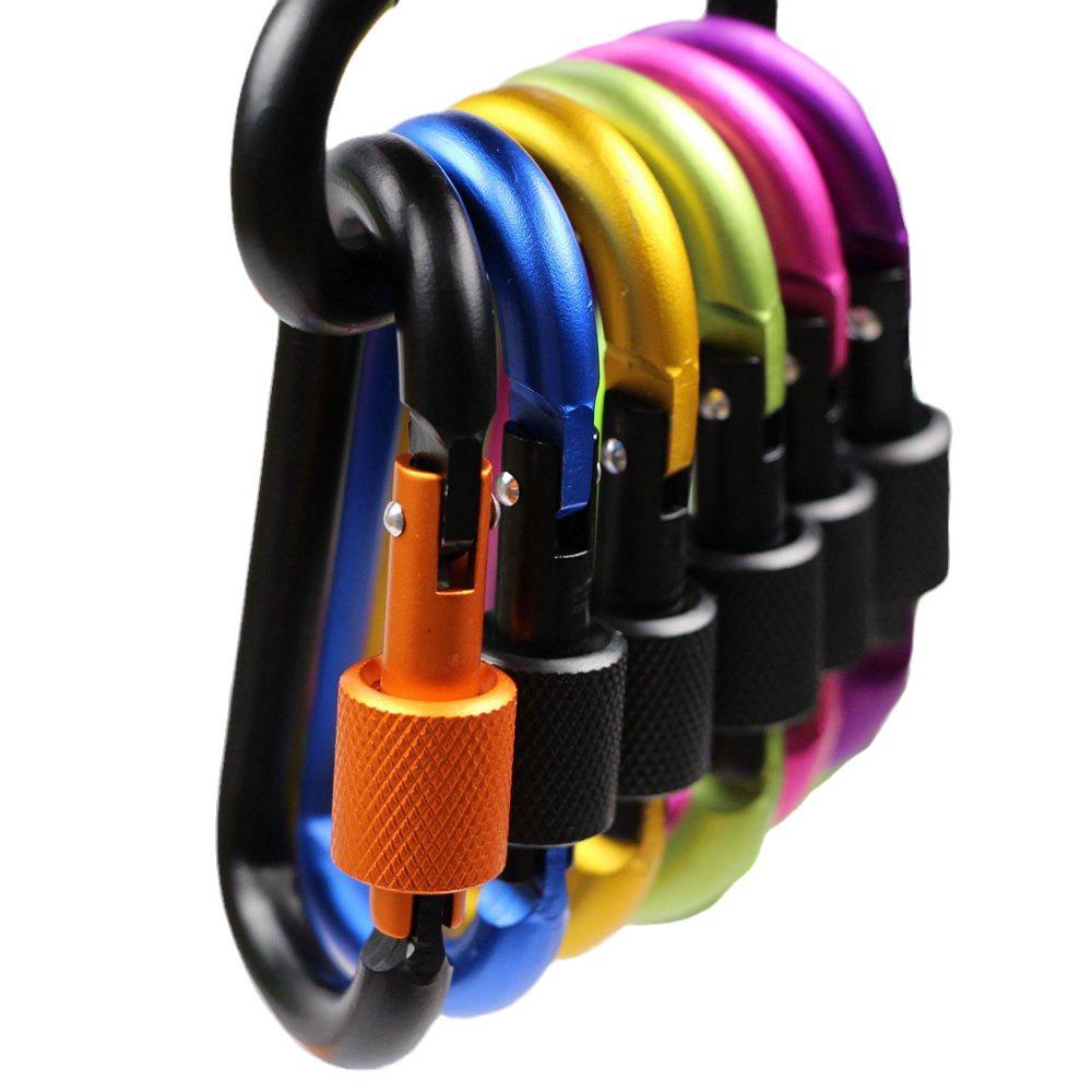 D-shaped Aluminum Alloy Quick Release Backpack Buckle - Tactical Outdoor Use