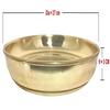 Dinner Plate Thali Plate Heavy Duty Large Size Puja Serving Plate Round Shape