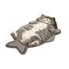 Anti-fouling Home Decor Carpet Easy To Clean Cartoon Cat Carpet Fish-Shaped Area Rug  Bedrooms