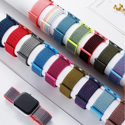 Nylonowy pasek z pętelką do paska do zegarka apple 44mm 40mm 45mm 41mm 38mm 42mm 49 44 45mm bransoletka sportowa iWatch Series Ultra 8 se 7 6 5 3