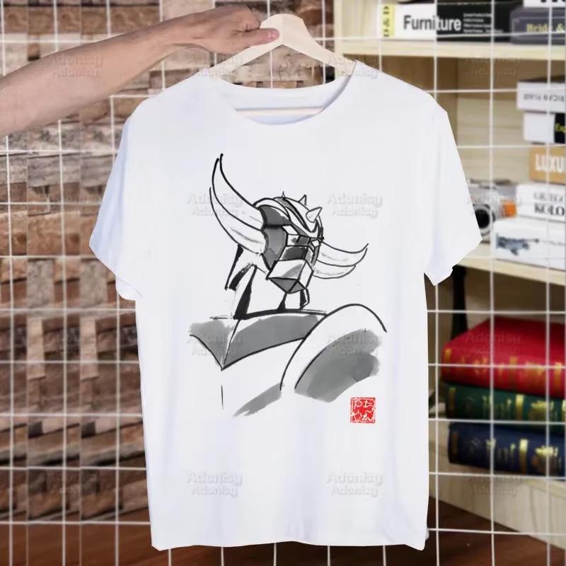Manga Goldorak Ufo Robo Anime T-shirt Divertenti Hip Hop Estive Donna Uomo Mazinger Grendizer T-shirt Ulzzang Harajuku T-shirt Camicia