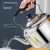 Stainless Steel Large Capacity Teapot - Versatile Kettle for Induction & Gas Stove, Heat-Retaining Design, Home & Restaurant Use