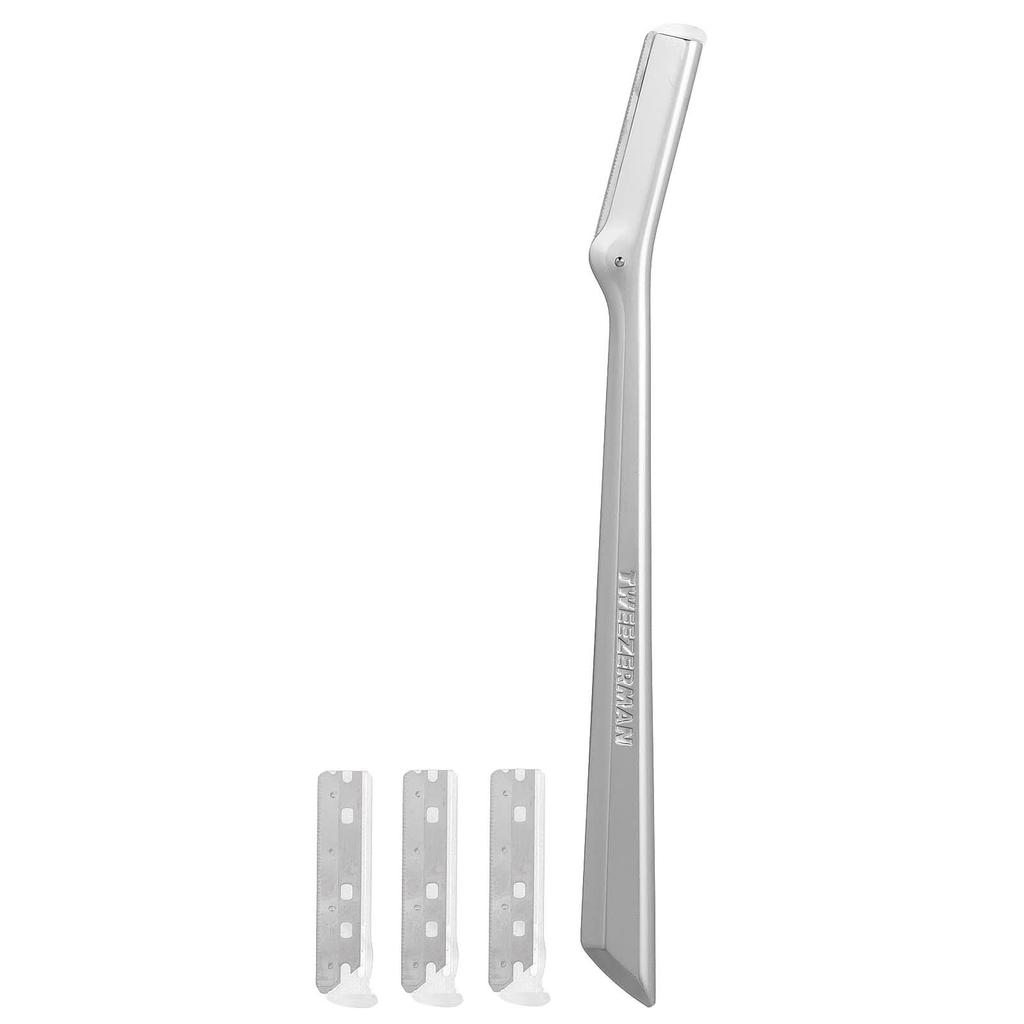 TWEEZERMAN Face Razor, Stainless Steel Blades, Set of 5