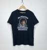 Bob Ross Pas d'erreurs Juste des accidents heureux T-shirt Homme Taille L Impression Noir Haut Unisexe T-shirt