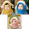 Knitted Baby Hat With Fluffy Dog Design For Winter Warmth And Windproof Comfort
