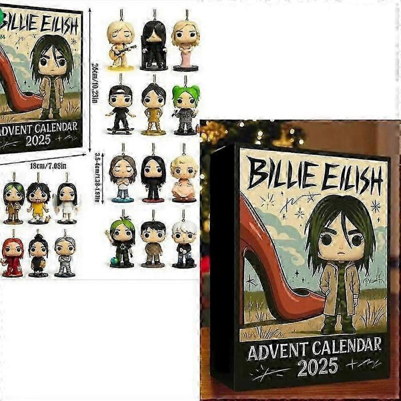 Billie Eilish Collectible Advent Calendar with 24 Mystery Minifigures