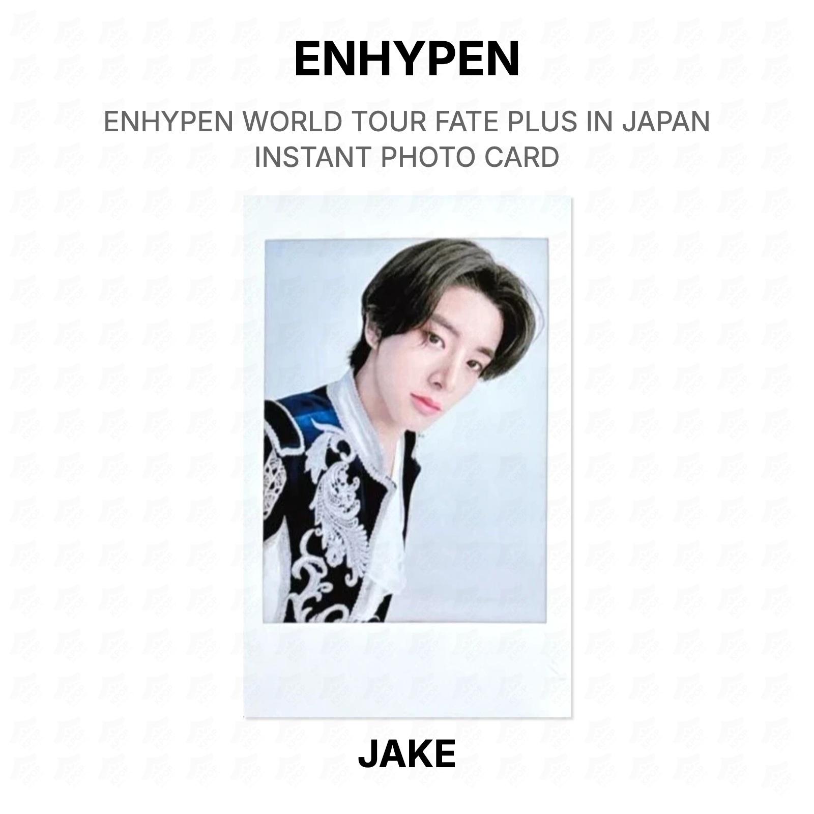 ENHYPEN МИРОВОЙ ТУР FATE PLUS В ЯПОНИИ МГНОВЕННАЯ ФОТОКАРТОЧКА Официальная фотокарточка JAKE 02