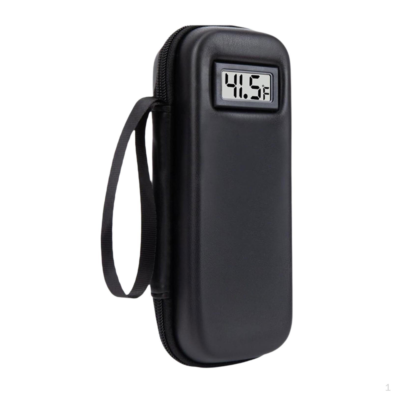 

Insulin Cooler Travel Case Insulated Cooling Bag for Diabetic Supplies Trips чорний