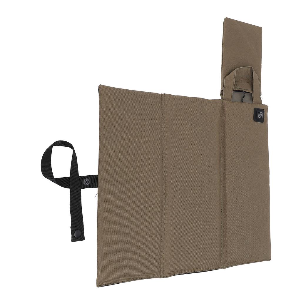 Heated Seat Cushion Polyester Comfortable Portable Folded Heated Seat Pad for Indoor Outdoor OD